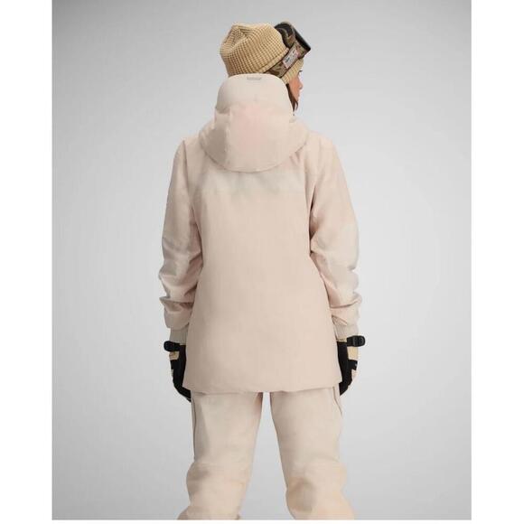 NWT Obermeyer Womens OFF GRID Jacket Cement Size XL - Picture 3 of 5